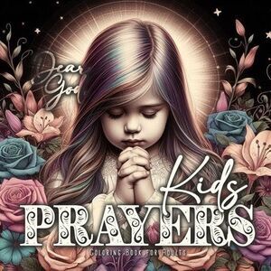 Kids Prayers Coloring Book for Adults: Spiritual Coloring Book Grayscale praying